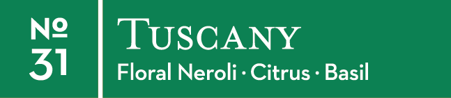 Fragrance label for No. 31 Tuscany Laundry Wash