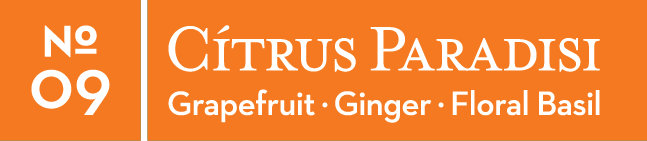 Fragrance label for No. 09 Cítrus Paradisi Laundry Wash