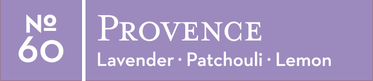 Fragrance label for No. 60 Provence Laundry Wash